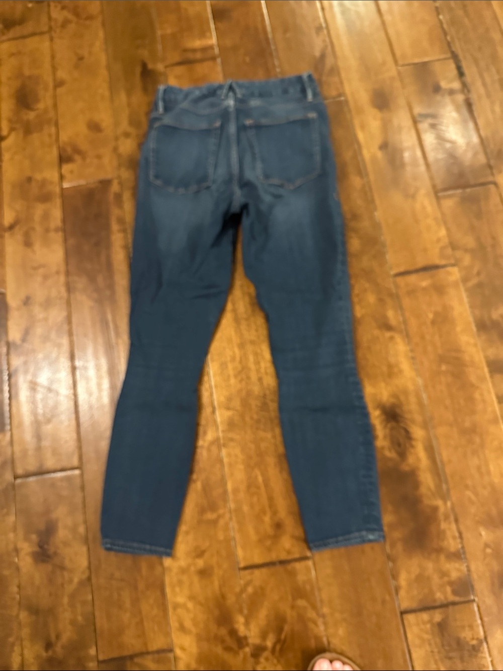 Good American Cropped Good Waist Denim Jeans Size 6/28 - Picture 3 of 3